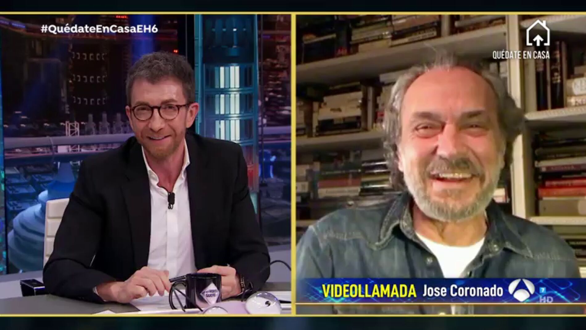 "No os enseño la parte de abajo", la confesión de José Coronado sobre su vestimenta durante el confinamiento