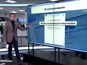 Así es el salvoconducto que permite salir a trabajar en el estado de alerta por coronavirus Así es el salvoconducto que permite salir a trabajar en el estado de alerta por coronavirus