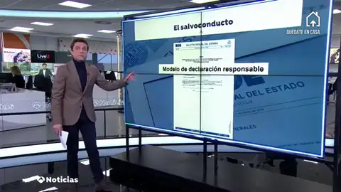 Así es el salvoconducto que permite salir a trabajar en el estado de alerta por coronavirus Así es el salvoconducto que permite salir a trabajar en el estado de alerta por coronavirus