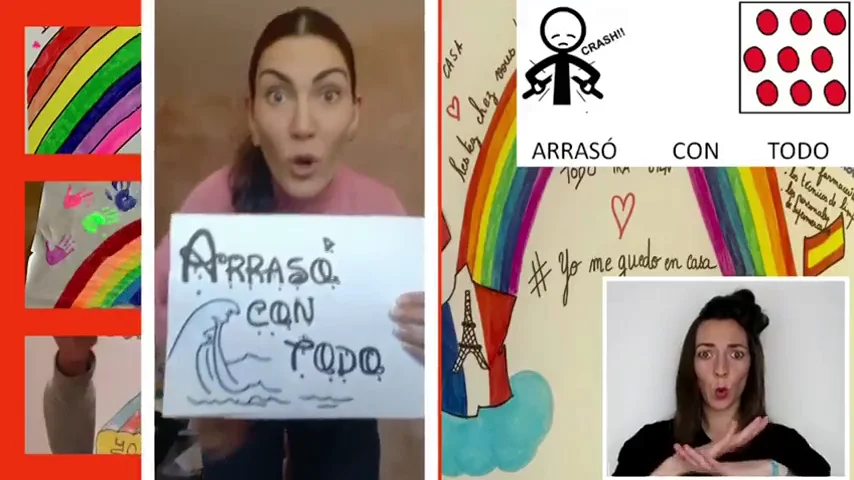 El esperanzador mensaje que profesores espa&ntilde;oles mandan a sus alumnos al ritmo de 'Vivir' de Rozal&eacute;n y Estopa