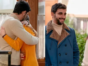 Amelia y Luisita se despiden de Sebas con mucho cariño Amelia y Luisita se despiden de Sebas con mucho cariño