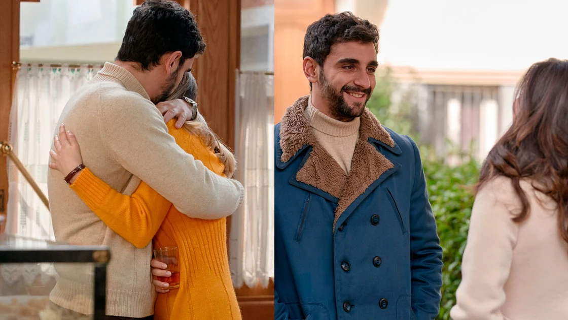 Amelia y Luisita se despiden de Sebas con mucho cariño Amelia y Luisita se despiden de Sebas con mucho cariño