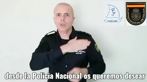El vídeo del #QuédateEnCasa para frenar el coronavirus de la Policía Nacional en lengua de signos El vídeo del #QuédateEnCasa para frenar el coronavirus de la Policía Nacional en lengua de signos