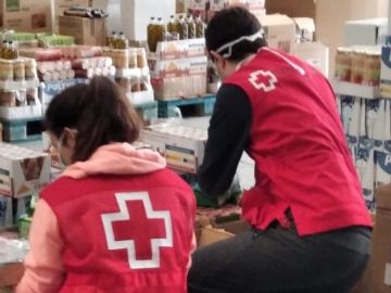 Voluntarios de Cruz Roja