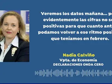 Coronavirus. Nadia Calviño Coronavirus. Nadia Calviño