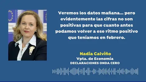 Coronavirus. Nadia Calviño Coronavirus. Nadia Calviño