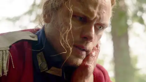 Sam Heughan como Jamie Fraser en 'Outlander' Sam Heughan como Jamie Fraser en 'Outlander'