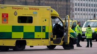 Una ambulancia en Londres