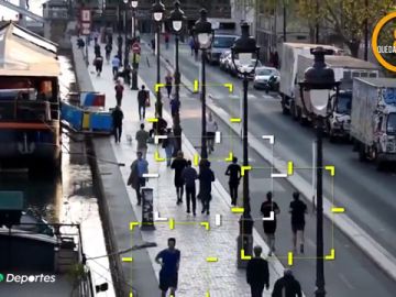 Los 'runners' invaden las calles de París en pleno confinamiento por el coronavirus