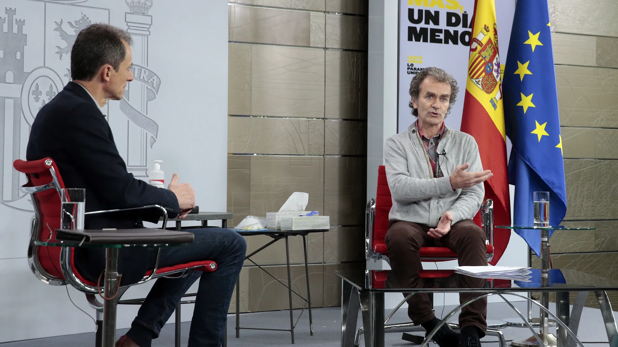 Pedro Duque y Fernando Sim&oacute;n