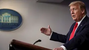Donald Trump ante los medios Donald Trump ante los medios