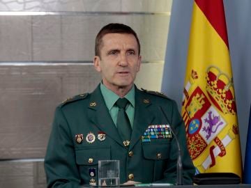 El jefe del Estado Mayor de la Guardia Civil, el general José Manuel Santiago