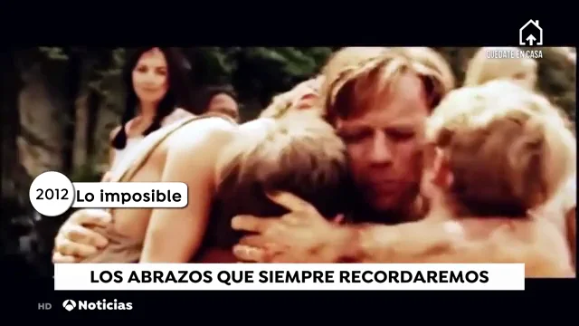 Abrazos de cine para los d&iacute;as de confinamiento por coronavirus sin contacto f&iacute;sico