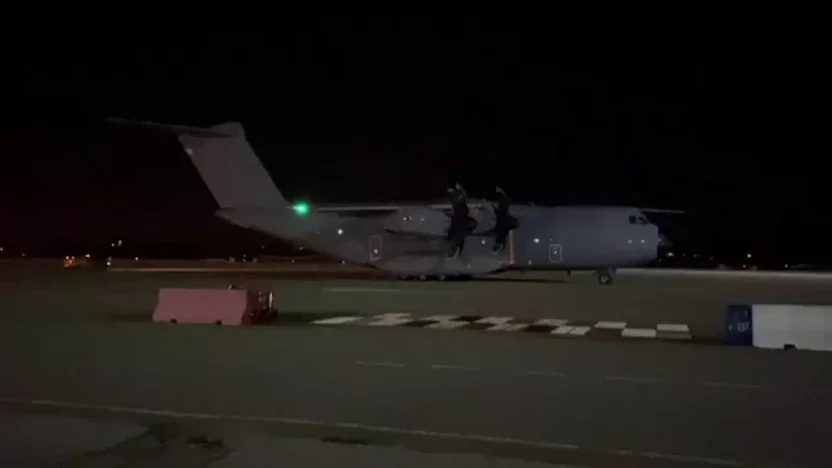 Un avi&oacute;n del Ej&eacute;rcito del Aire regresa a Espa&ntilde;a con 12 toneladas de material sanitario