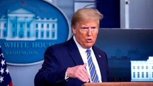 El presidente de EEUU, Donald Trump