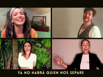 La espectacular sorpresa en forma de canción de los actores de 'Amar es para siempre' con Lagarto Amarillo La espectacular sorpresa en forma de canción de los actores de 'Amar es para siempre' con Lagarto Amarillo