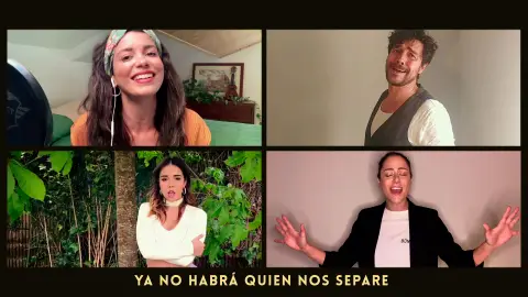 La espectacular sorpresa en forma de canción de los actores de 'Amar es para siempre' con Lagarto Amarillo La espectacular sorpresa en forma de canción de los actores de 'Amar es para siempre' con Lagarto Amarillo