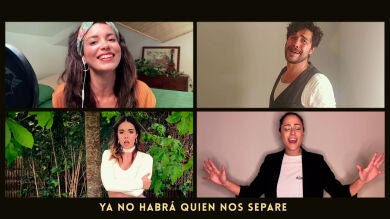 Emociónate con la canción que han versionado los actores de 'Amar es para siempre' desde sus casas