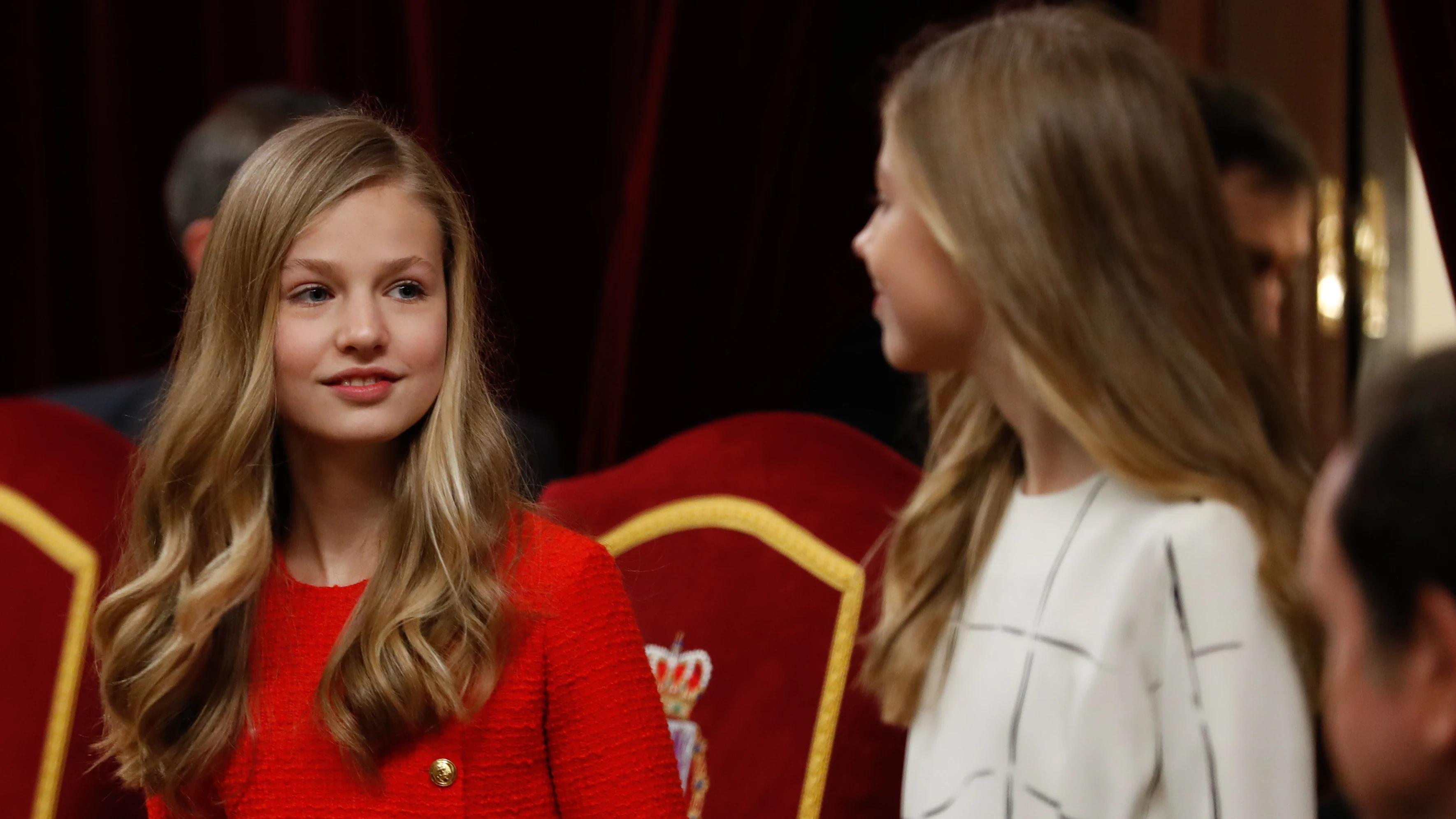 La princesa Leonor y su hermana la infanta Sofía