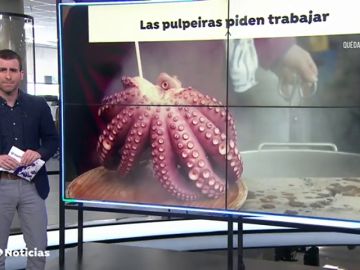 Las 'pulpeiras' reclaman volver a las calles de Galicia después de mes y medio paradas por el coronavirus 