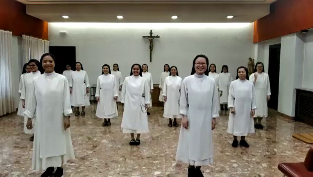 Unas monjas dominicas arrasan en las redes con una coreografía al ritmo de ‘Resistiré’