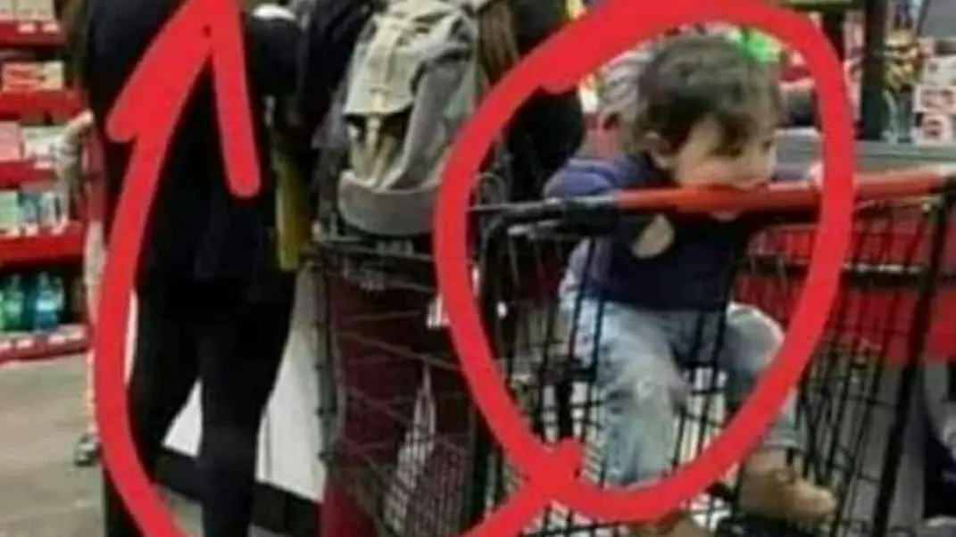 Niños en el supermercado Niños en el supermercado