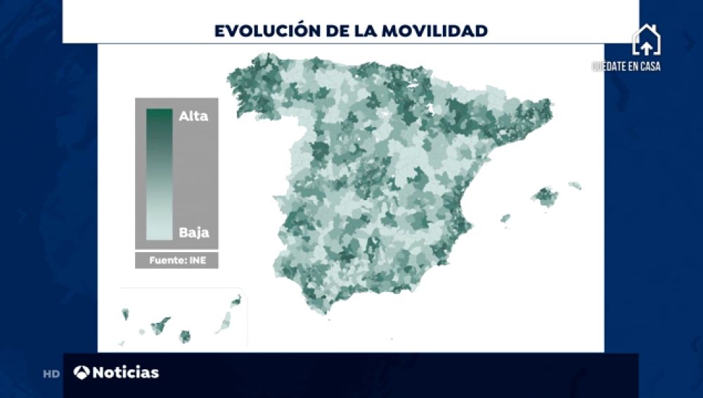 Más del 85% de los españoles no se ha movido de su barrio durante el estado de alarma