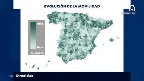 Más del 85% de los españoles no se ha movido de su barrio durante el estado de alarma Más del 85% de los españoles no se ha movido de su barrio durante el estado de alarma