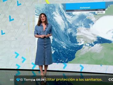 La previsión del tiempo.