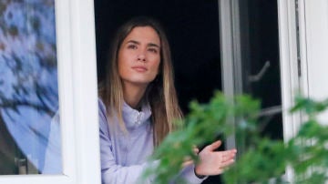 María Pombo se une cada día al aplauso solidario María Pombo se une cada día al aplauso solidario