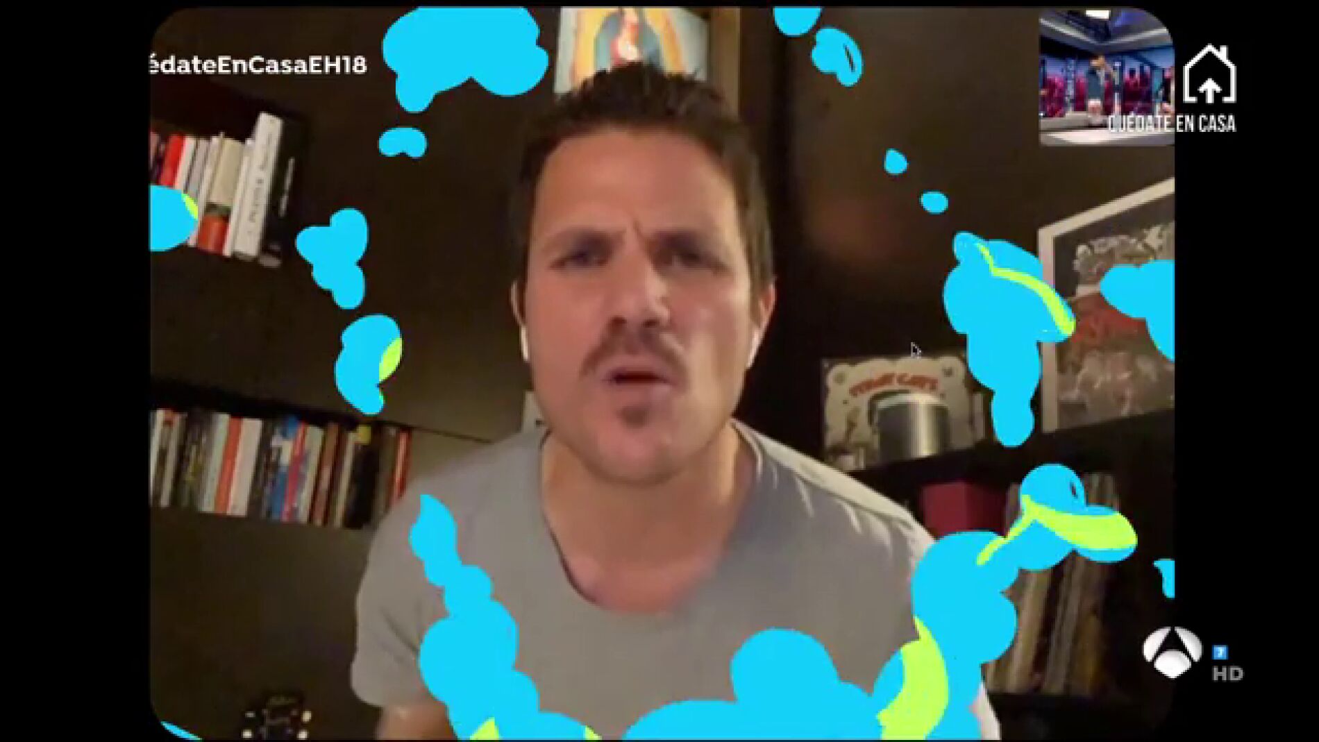 El improvisado videoclip creado en directo con el nuevo single de Dani Martín con Juanes