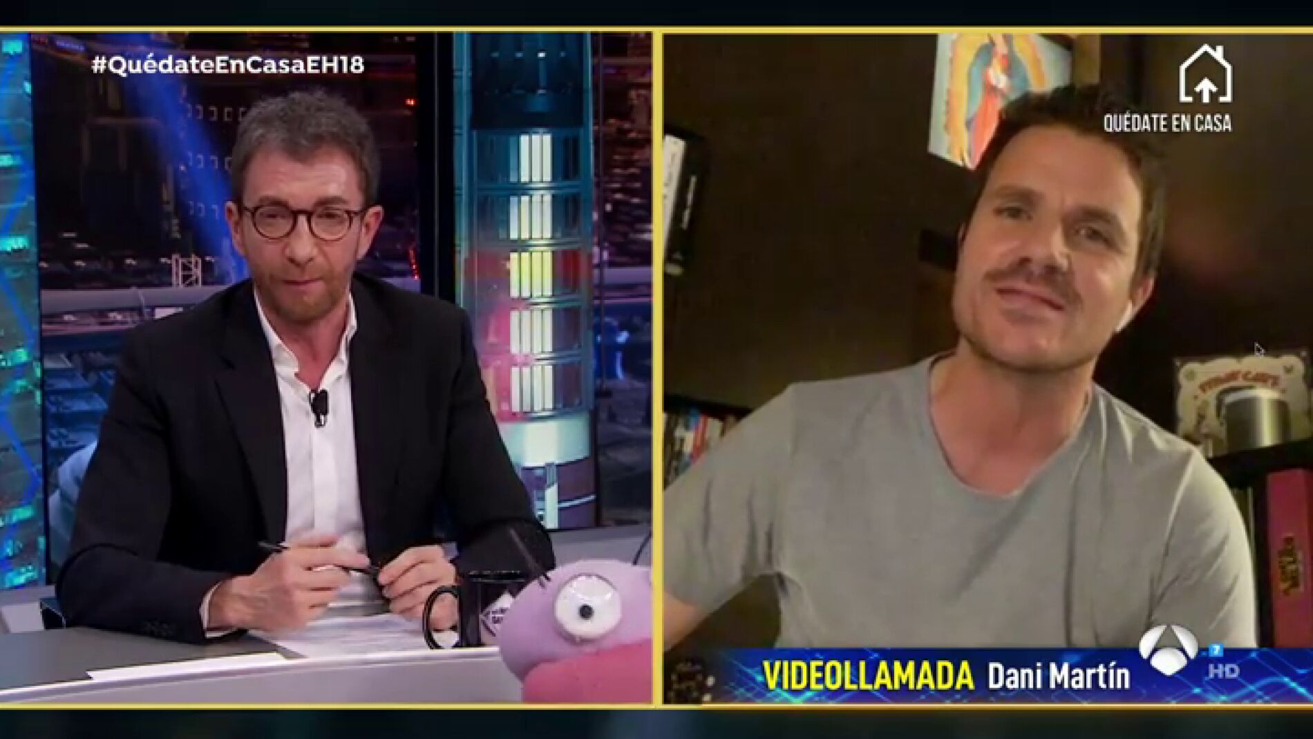 Disfruta de la entrevista al completo de Dani Mart&iacute;n en 'El Hormiguero 3.0: Qu&eacute;date en casa'
