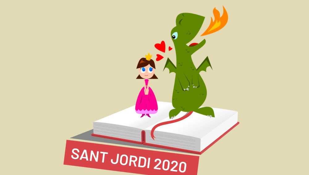 Sant Jordi 2020: La leyenda de Sant Jordi, un dragón, una princesa ...