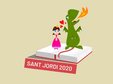 Sant Jordi 2020: La leyenda del dragón, la princesa y la rosa Sant Jordi 2020: La leyenda del dragón, la princesa y la rosa