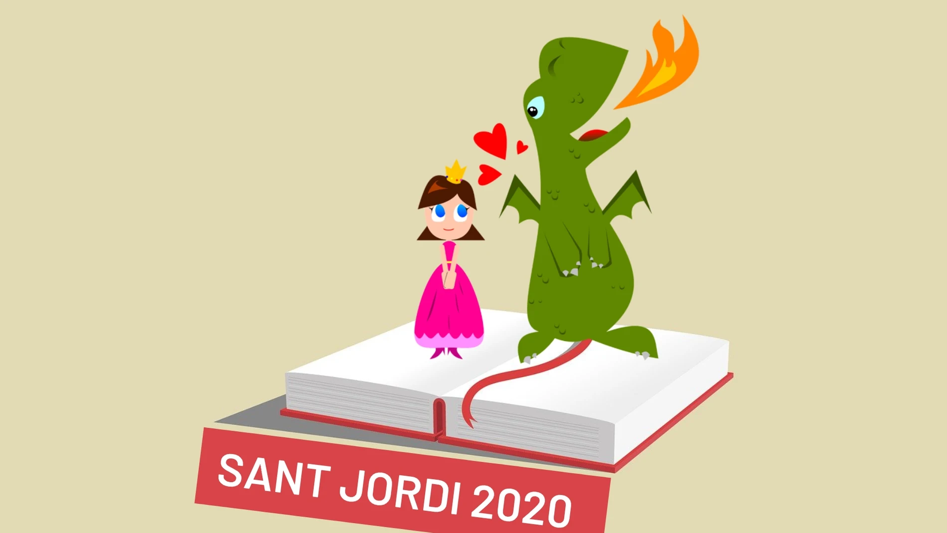 Sant Jordi 2020: La leyenda del dragón, la princesa y la rosa Sant Jordi 2020: La leyenda del dragón, la princesa y la rosa