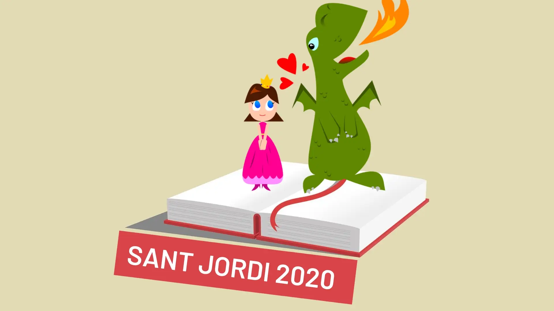 Sant Jordi 2020: La leyenda del dragón, la princesa y la rosa Sant Jordi 2020