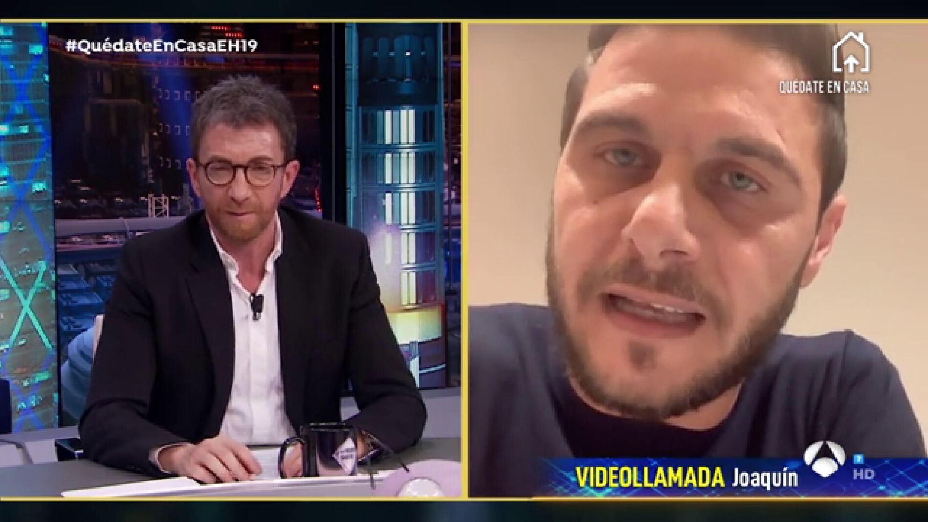 Las conmovedoras palabras de Joaqu&iacute;n en 'El Hormiguero 3.0' dedicadas a los "h&eacute;roes"