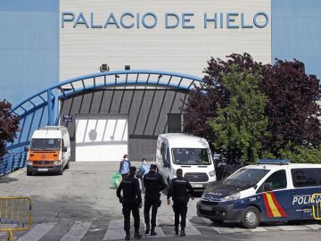 Vista exterior de las instalaciones del Palacio del Hielo en Madrid.