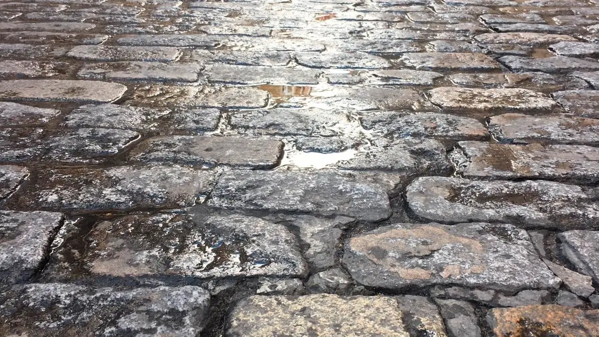 Imagen de una calle vacía durante el estado de alarma Imagen de una calle vacía durante el estado de alarma