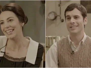 Trucos de caracterización y una tentación irresistible, los secretos de Almudena Cid y Adrián Expósito en Puente Viejo Trucos de caracterización y una tentación irresistible, los secretos de Almudena Cid y Adrián Expósito en Puente Viejo