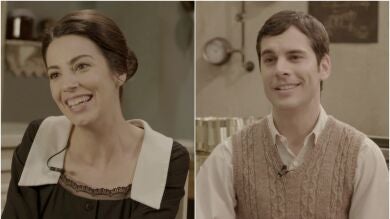 Trucos de caracterización y una tentación irresistible, los secretos de Almudena Cid y Adrián Expósito en Puente Viejo