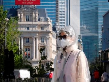 Una ciudadana belga durante la cuarentena