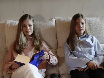 La princesa Leonor y la infanta Sofía La princesa Leonor y la infanta Sofía