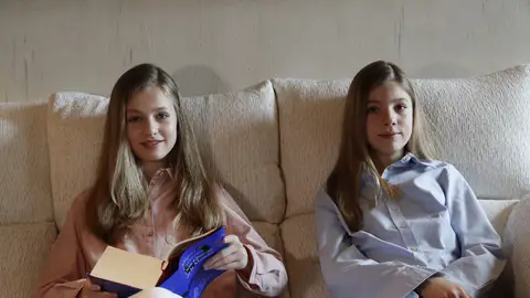 La princesa Leonor y la infanta Sofía La princesa Leonor y la infanta Sofía