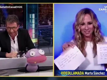 ¡Increíble!: Marta Sánchez versiona la canción de 'El Hormiguero 3.0' y se lo dedica a Trancas y Barrancas ¡Increíble!: Marta Sánchez versiona la canción de 'El Hormiguero 3.0' y se lo dedica a Trancas y Barrancas
