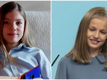 La princesa Leonor y la infanta Sofía La princesa Leonor y la infanta Sofía