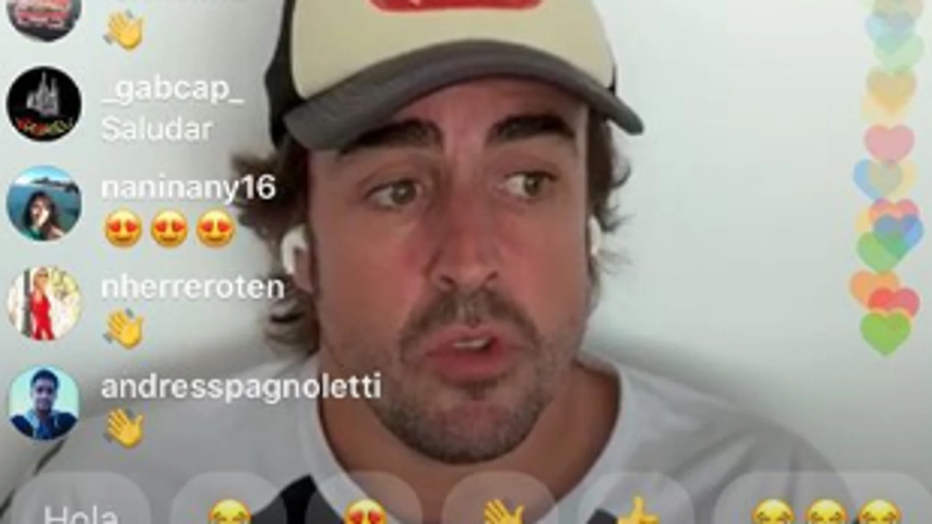 Fernando Alonso, en directo Fernando Alonso, en directo