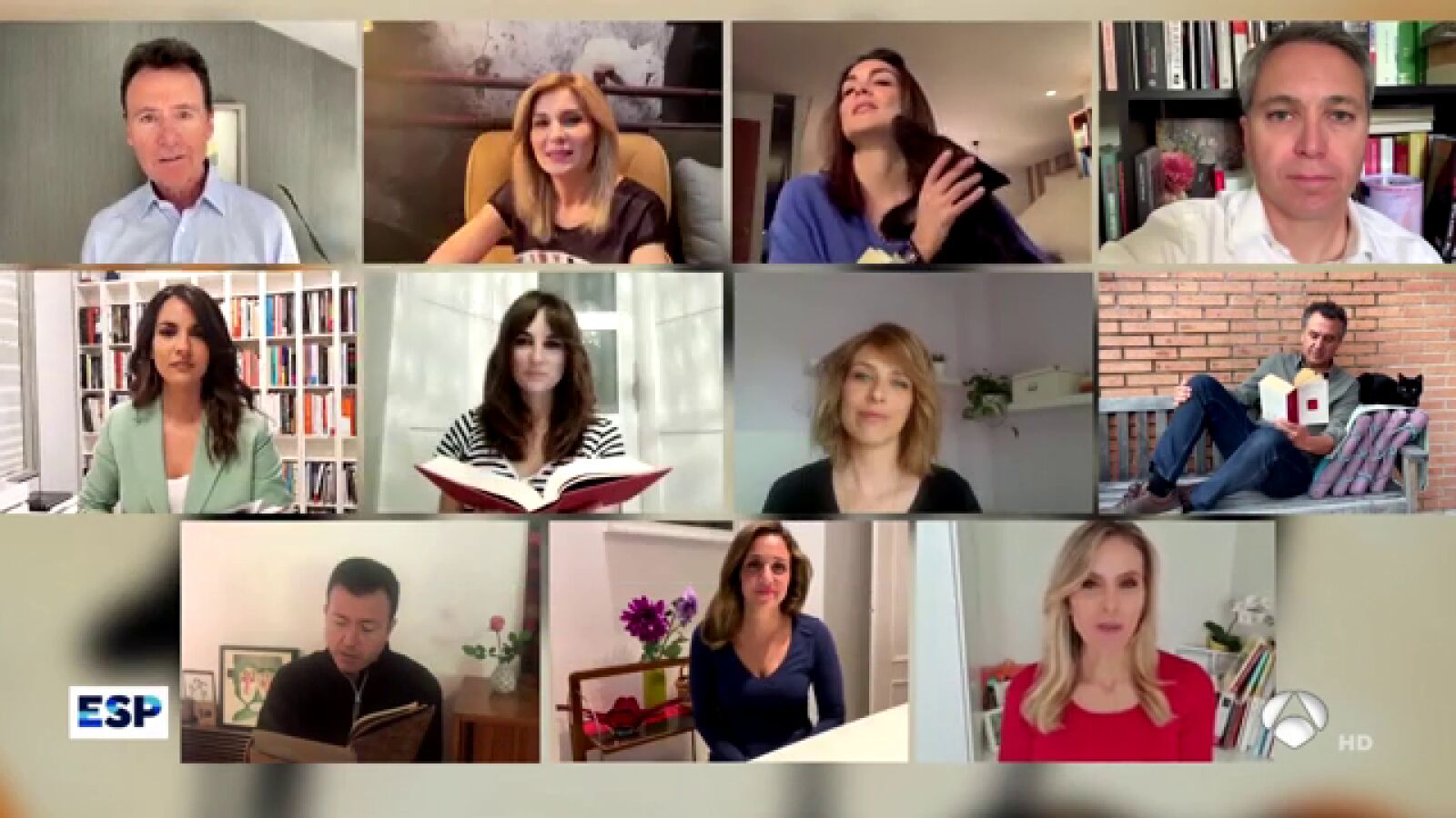 Los presentadores de Antena 3 Noticias leen desde casa 'Don Quijote de la Mancha' por el Día del Libro