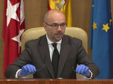 La Asamblea de Madrid reanuda de forma presencial con medidas para evitar el coronavirus el pleno anulado ayer por problemas telemáticos