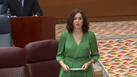 Isabel Díaz Ayuso, presidenta de la CAM sobre la gestión del coronavirus: " no estoy orgullosa, pero Madrid ayudó a espabilar a España" Isabel Díaz Ayuso, presidenta de la CAM sobre la gestión del coronavirus: " no estoy orgullosa, pero Madrid ayudó a espabilar a España"